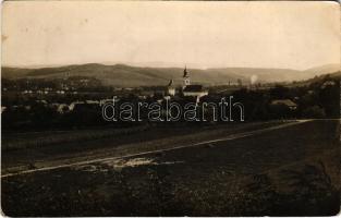 Bánhorváti, látkép, templomok. Rosenblatt művészi fényképészete (Miskolc) photo (szakadás / tear)