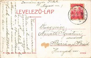 1917 Fülek, Filakovo; pályaudvar, vasútállomás. Andor Ernő kiadása W.L. Bp. 5959. / railway station ...