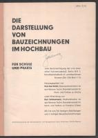 Knöll, Karl - Schönemann, Karl: Die Darstellung von Bauzeichnungen im Hochbau. Für Schule und Praxis...