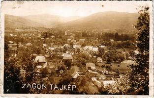 Zágon, Zagon (Kovászna, Covasna); látkép / general view. photo (ragasztónyomok / glue marks)