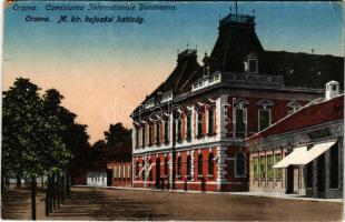 Orsova, Comisiunea Internationale Dunareana / M. kir. hajózási hatóság. M. G. kiadása / K.u.k. shipping company (EM)