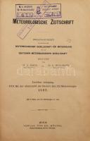 1895 Meteorologische Zeitschrift. Herausgegeben im Auftrage der Oesterreichischen Gesellschaft für Meteorologie und der Deutschen Meteorologischen Gesellschaft. Redigirt von Dr. J. Hann und Dr. G. Hellmann. XII. Jahrgang. Wien, 1895, Ed. Hölzel, XXVI+480+(108) p.+ 6 t. Német nyelven. Aranyozott gerincű félvászon-kötésben, kissé sérült borítóval, belül nagyrészt jó állapotban, régi intézményi bélyegzőkkel.