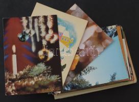 100 db MODERN karácsonyi témájú üdvözlőlap / 100 modern Christmas greetings postcards
