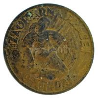 Lengyelország 1931. "Za Ofiarna Prace 9. XII. 1931. (Az elkötelezett munkáért, 1931. december 9.)" bronz kitüntető jelvény csavaros hátlappal, a csavaron "ST. REISING WARSZAWA" gyártói jelzéssel (30mm) T:XF patina Poland 1931. "Za Ofiarna Prace 9. XII. 1931. (For dedicated work, December 9, 1931.)" bronze badge with screw back, with "ST. REISING WARSZAWA" manufacturer's mark on the screw (30mm) C:XF patina