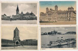 21 db RÉGI magyarországi város képeslap, vegyes minőségben / 21 pre-1945 Hungarian town postcards in mixed quality