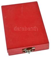 1960-1970 k. "Kiváló Pedagógus" aranyozott, műgyantás fém kitüntetés mellszalagon, miniatű...