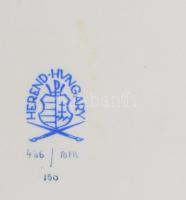 Herendi Bouquet de Fruits (BRF) mintás szendvicses készlet. Jelzett, hibátlan, tálca 37x16 cm, tálak...