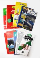 10 db vegyes külföldi térkép (Japán, Nigéria, Mexikó, Szicília, stb.)