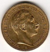 D. Reich/Poroszország 1904 20M 7,965g  arany II. Wilhelm T:3+ aranyáron !