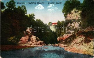 1925 Ogulin, Vodotok Dobre, Gjulin Ponor. Iso Unterberger / patak / creek (EK)