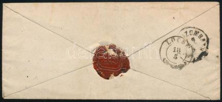 ~1864 5kr levélen / on cover "IGLÓ" - Rimaszombat