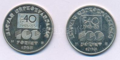 1985. 100Ft Cu-Ni "FAO" (2x) T:AU,AU (eredetileg PP) Adamo EM91