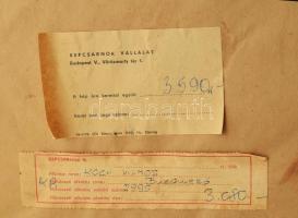 Koch Vilmos (1927-2006): Búzamező. Olaj, farost, jelzett, hátoldalán Képcsarnok Vállalat címkéjével....