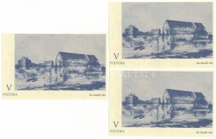 2007. Ónod V Poltura (3db) alacsony sorszámmal, sorszámkövetők "000179 - 000181" T:UNC