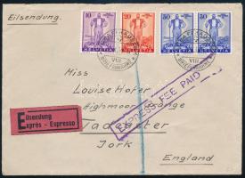 1936 Expressz levél / Express cover