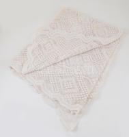 Kézzel készült necc csipke terítő, 190x100 cm