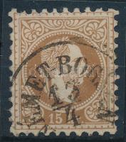 1867 15kr "NÉMET-BOGSÁN" (Gudlin 250 p)