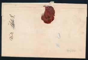 1865 10kr levélen / on cover "FÖLDVÁR" - Fünfkirchen