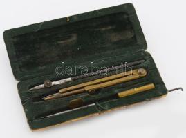 Eredeti Magyar Honi Ipar precíziós szett, kopott, 13x5 cm