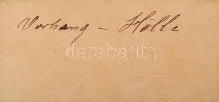 cca 1900 Dobsina jégbarlang "Vorhang Hölle"(Dobsinská l'adová jaskyna/Dobschauer Eish...