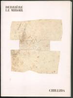 Chillida, Eduardo (1924-2002): Nyomatok és reprodukciók a Derriere le miroir 242. számában. Jelzés nélkül. 25+1 p. Francia nyelven. Párizs, 1980, Galerie Maeght. Kiadói illusztrált papírborítóban, borítón apró elszíneződésekkel. 38x28 cm