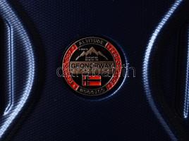 Geo Norway gurulós bőrönd., cca 56x36x24 cm