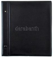 Használt állapotú berakóalbum 10db műanyag berakólappal (5db teljes, 5db hiányos) közepes méretű érmék számára