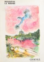 Marc Chagall (1887-1985): 14 db litográfiáról készült reprodukció a Derriere le miroir 246. számában, 1981. Fotogravűr nyomat, papír, jelzés nélkül. Kiadói illusztrált karton borítóban. Komplett, hiáyntalan gyűjtői ritkaság! Borítón szélén elszíneződéssel, máskülönben jó állapotban. 38x28,5 cm