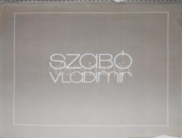 1983 Szabó Vladimir festményeinek színes reprodukcióival illusztrált falinaptár (csak a képek a naptár részt levágták), kissé sérült, 32x37,5 cm