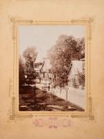 cca 1900 Előpatak (Valcele), Goldstein Manó féle villa fotója, fotó kartonon, Robert Kelement előpataki műterméből, kissé foltos kartonnal, 22x16 cm