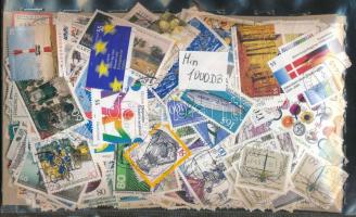 Min. 1.000 db német bélyeg, hozzá néhány blokk és küldemény, ömlesztve zacskóban