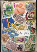 Min. 1.100 db bélyeg ömlesztve zacskóban