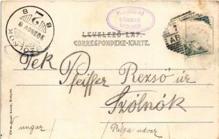 1903 Ika, Ica (Abbazia, Opatija); Bragozzi / vitorlás hajó. Divald Károly 304. sz. / sailing boat (R...