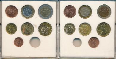 Finnország 1999-2000. 1c-2E (14x) hiányos forgalmi összeállítások T:AU,XF patina
Finland 1999-2000....