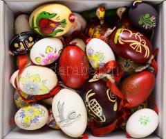 30 darab régi festett húsvéti tojás, klf méretben.