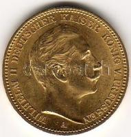 D. Reich/Poroszország 1906 20M 7,965g  arany II. Wilhelm T:3+ aranyáron !