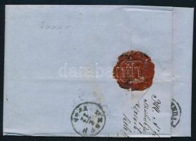1863 15kr levélen / on cover "RÁCZ-BECSE" - Pest