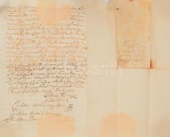 1757, Simonháza, záloglevél fél hold földről