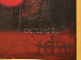 Tóth László (1926-2009): Csendélet babákkal. Olaj, vászon, jelzett. Hátoldalán Képcsarnok Vállalat c...