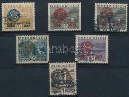 1931 Rotary Mi 518-519, 521-523 (2 x Mi 519, Mi 520 hiányzik / missing, Mi 521 falcos / hinged)