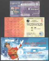 3 db belépőjegy: Pekingi olimpia, Újpest FC futballmérkőzés, Fővárosi Nagycirkusz cirkuszi belépő kitűnő tanuló részére