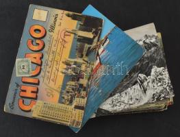 100 db MODERN külföldi város képeslap, mindegyik portóbélyeggel / 100 modern foreign town postcards