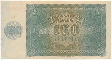 Horvátország 1941. 100K "H4849928" T:F szép papír
Croatia 1941. 100 Kuna "H4849928&q...