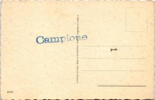 Italian art postcard, romantic couple in winter. A. Guarneri 2410. s: G. Meschini (EK)