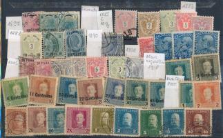 Ausztria 1899-1918 Levant, K.u.K. Feldpost, olasz megszállás 43 db bélyeg