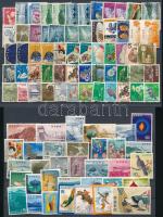 Japán 1953-1988 94 db bélyeg, köztük 34 postatiszta, 2 stecklapon