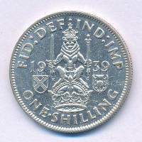 Nagy-Britannia 1939. 1Sh Ag "VI. György" skót címer T:XF,VF Great Britain 1939. 1 Shilling Ag "George VI" Scottish crest C:XF,VF Krause KM#854
