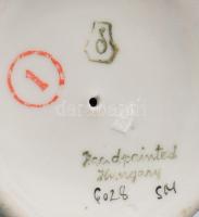 Drasche hal, kézzel festett, jelzett, hibátlan, 10x10 cm