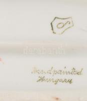 Drasche őzgida, jelzett, kézzel festett, hibátlan, m: 15,5 cm