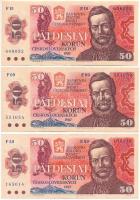 Csehszlovákia 1987. 50K (3x) T:F Czechoslovakia 1987. 50 Korun (3x) C:F Krause P#96